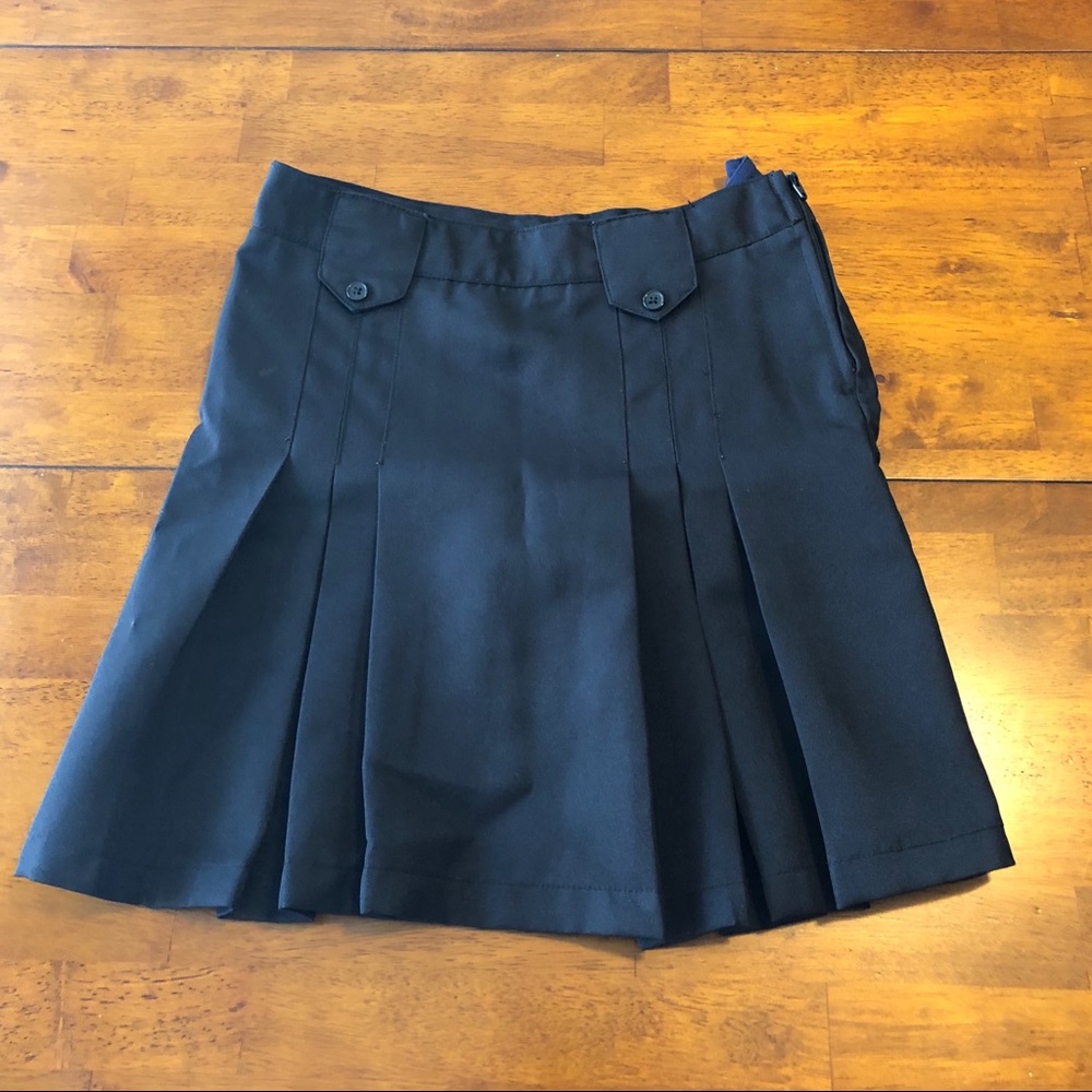 Girl’s French Toast Uniform Skort, Black, Size 10